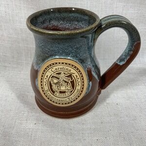 2019‎ Carolina  Renaissance Festival Stein Mug Grey Fox Pottery EUC